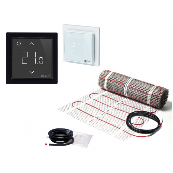 Elektrinis šildymo kilimėlis DEVIcomfort 150T + išmanus termostatas Devi Smart